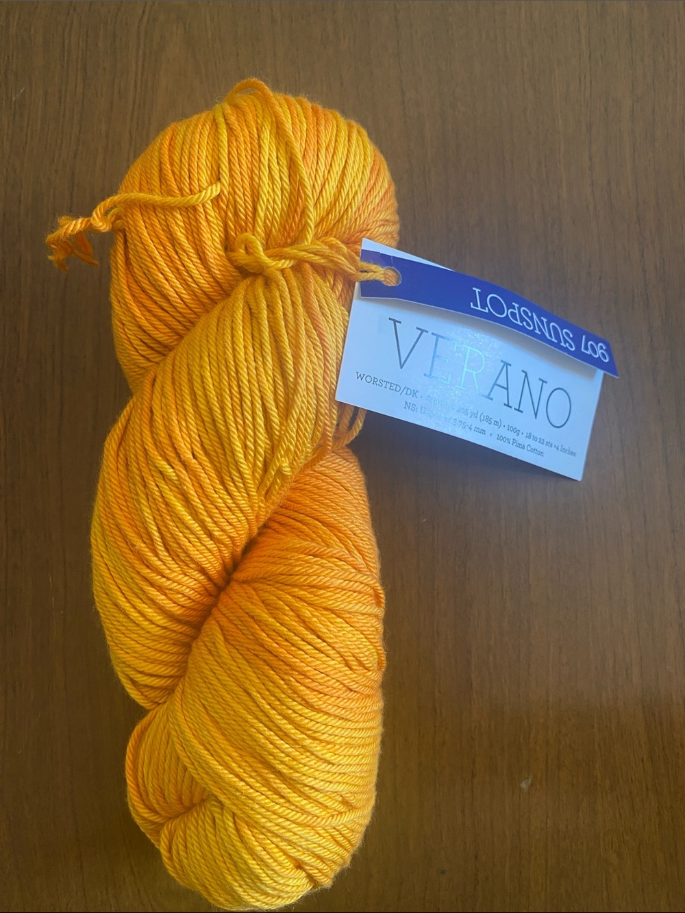 Cotton yarn - Malabrigo Verano 907 Sunspot